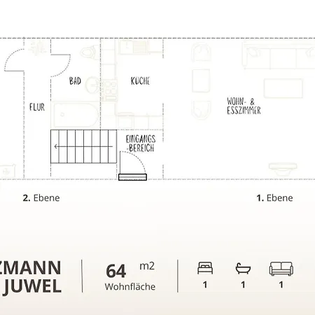 公寓 Watzmann Juwel 贝希特斯加登